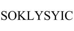 SOKLYSYIC trademark