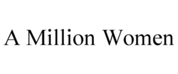 A MILLION WOMEN trademark