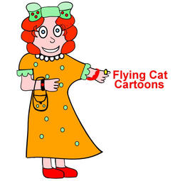FLYING CAT CARTOONS trademark