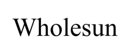 WHOLESUN trademark