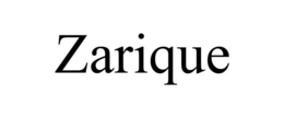ZARIQUE trademark
