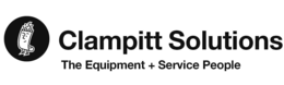 CLAMPITT SOLUTIONS THE EQUIPMENT + SERVICE PEOPLE trademark
