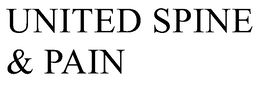 UNITED SPINE & PAIN trademark