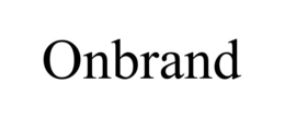 ONBRAND trademark