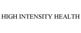 HIGH INTENSITY HEALTH trademark
