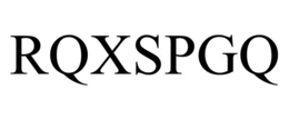 RQXSPGQ trademark