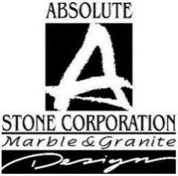 ABSOLUTE A STONE CORPORATION MARBLE & GRANITE DESIGN trademark