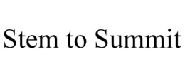 STEM TO SUMMIT trademark