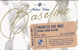 A.D. 1815 MARKOVIC ESTATES IMPORTED BY LA VILLE IMPORTS SEAT SECTION ROW PROSECCO DOC BRUT OFFICIAL STADIUM SELECTION LOT #8273 ALC 11.5 % BY VOLUME A.D. 1815 THIS EXCEPTIONAL PROSECCO CELEBRATES THE SPIRIT OF CHAMPIONS―WHERE PASSION MEETS PERFECTION. RAISE A GLASS TO HISTORY IN THE MAKING, FROM BASELINE TO BASELINE trademark