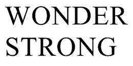 WONDER STRONG trademark
