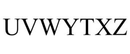 UVWYTXZ trademark