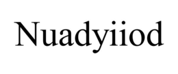 NUADYIIOD trademark