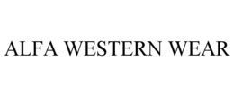 ALFA WESTERN WEAR trademark