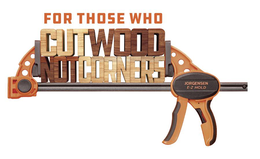 FOR THOSE WHO CUT WOOD, NOT CORNERS JORGENSEN E-Z HOLD trademark