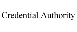 CREDENTIAL AUTHORITY trademark