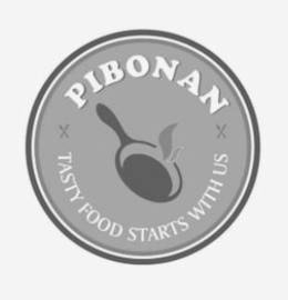 PIBONAN TASTY FOOD STARTS WITH US trademark