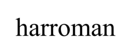 HARROMAN trademark
