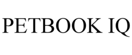 PETBOOK IQ trademark