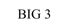 BIG 3 trademark