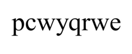 PCWYQRWE trademark