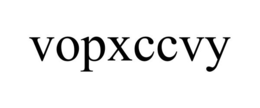 VOPXCCVY trademark