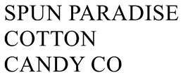 SPUN PARADISE COTTON CANDY CO trademark