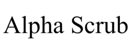 ALPHA SCRUB trademark