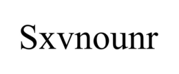 SXVNOUNR trademark