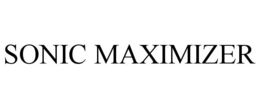 SONIC MAXIMIZER trademark