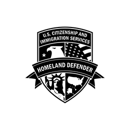 U.S. CITIZENSHIP AND IMMIGRATION SERVICES HOMELAND DEFENDER trademark