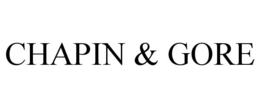 CHAPIN & GORE trademark