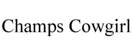 CHAMPS COWGIRL trademark