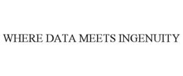 WHERE DATA MEETS INGENUITY trademark