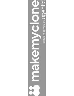 MAKEMYCLONE BROUGHT TO YOU BY UGENTIC AI trademark