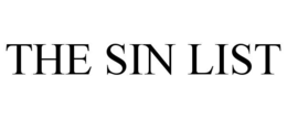 THE SIN LIST trademark