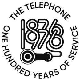 THE TELEPHONE ONE HUNDRED YEARS OF SERVICE 1876 1976 trademark