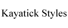 KAYATICK STYLES trademark