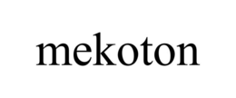 MEKOTON trademark