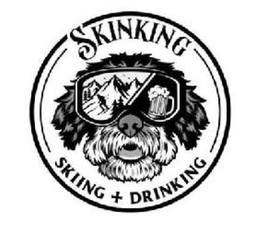 SKINKING SKIING + DRINKING trademark