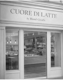 CUORE DI LATTE BY BLOND GIRAFFE trademark