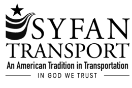 SYFAN TRANSPORT AN AMERICAN TRADITION IN TRANSPORTATION IN GOD WE TRUST trademark