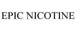 EPIC NICOTINE trademark
