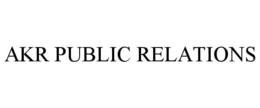 AKR PUBLIC RELATIONS trademark