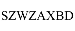 SZWZAXBD trademark