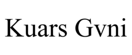 KUARS GVNI trademark