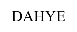 DAHYE trademark