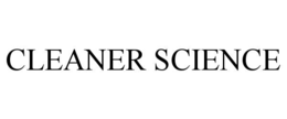 CLEANER SCIENCE trademark