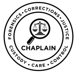 CHAPLAIN FORENSICS • CORRECTIONS • JUSTICE CUSTODY • CARE • CONTROL trademark