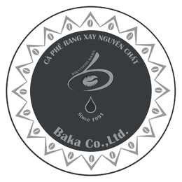 CÀ PHÊ RANG XAY NGUYÊN CHẤT BAKA COFFEE BYKIEN SINCE 1991 BAKA CO., LTD trademark