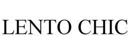 LENTO CHIC trademark